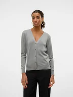 Swetry damskie - Vero Moda Kardigan w kolorze szarym - miniaturka - grafika 1