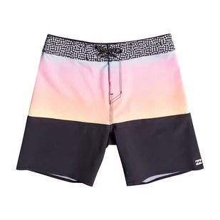 Szorty kąpielowe dziecięce Billabong Fifty50 Panel Pro 17" czarno-różowe C2BS17BIP2-0558 12 (M) - Spodenki damskie - miniaturka - grafika 1