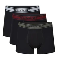Majtki męskie - Bielizna męska Reebok 150433PKA TRUNKS CHESLEY Czarna - miniaturka - grafika 1