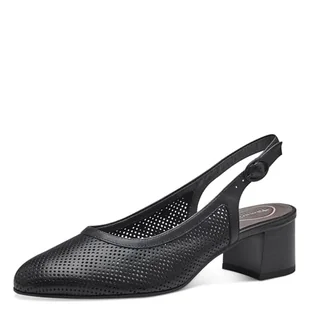 Tamaris Damskie 8-89501-42 czółenka, czarne, 36 EU szerokie, czarny, 36 EU Weit - Czółenka - miniaturka - grafika 1