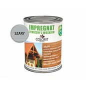 Farby i impregnaty do drewna - Colorit Drewno Impregnat żywiczny z woskiem Szary 0,75 l - miniaturka - grafika 1