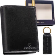 Portfele - Peterson Zestaw prezentowy: elegancki, skórzany portfel męski i brelok - Peterson NoSize - miniaturka - grafika 1