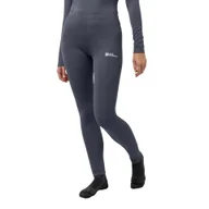 Spodnie sportowe damskie - Damskie spodnie ocieplane Jack Wolfskin INFINITE WARM PANTS W Graphite - XS - miniaturka - grafika 1