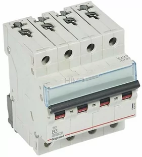Legrand WYŁĄCZNIK NADPRĄDOWY S 314 4P B 3A 10000A SERII TX3 404149 - Bezpieczniki elektryczne - miniaturka - grafika 1