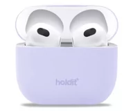 Akcesoria do słuchawek - Holdit Silicone Case AirPods 3 Lavender - darmowy odbiór w 22 miastach i bezpłatny zwrot Paczkomatem aż do 15 dni - miniaturka - grafika 1