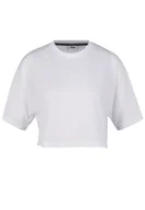 Koszulki i topy damskie - Fila Damska koszulka Recanati Cropped T, Biały (Lucent White), L - miniaturka - grafika 1