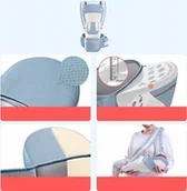 Nosidełka dla dzieci - NOSIDEŁKO DLA DZIECKA 15w1 1008 GRANATOWE - miniaturka - grafika 1