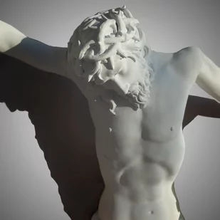 Duża figura Pan Jezus na Krzyżu Rzeźba 245 cm - Figurki dekoracyjne - miniaturka - grafika 1