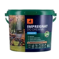 Farby i impregnaty do drewna - DRAGON Impregnat akrylowy do drewna PREMIUM 5 l heban - miniaturka - grafika 1