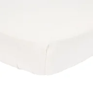 Prześcieradła dla dzieci - Little Dutch Prześcieradło Muślinowe Bawełna Organic 70×140/150 Soft White - miniaturka - grafika 1