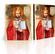 Ikony i obrazy sakralne - Ikona religijna Święty Wojciech - miniaturka - grafika 1
