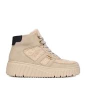 Botki damskie - Trzewiki Rieker CEO-N2515-60 Beżowy - miniaturka - grafika 1