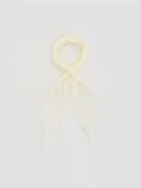 Czapki damskie - Reserved - Gładki szal - złamana biel - miniaturka - grafika 1