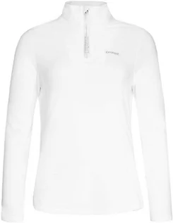 Bluzy damskie - Bluza polarowa damska Protest MUTEZ 1/4 zip top z wysokim rozpinanym kołnierzem biała (P3693100/401) - grafika 1