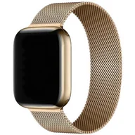 Akcesoria do smartwatchy - Pasek LUNA do Apple Watch 3/4/5/6/7/8/SE (38/40/41mm) A00121 Złoty - miniaturka - grafika 1
