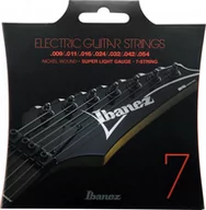 Struny gitarowe  - Ibanez ICL s6ht gitara koncertowa komplet strun (Plated Wound, 0285  044, Hard Tension) Clear IEGS7 - miniaturka - grafika 1