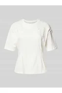 Koszulki i topy damskie - T-shirt z ozdobnym obszyciem model NABIA - Ichi - miniaturka - grafika 1