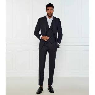 HUGO Wełniany garnitur Arti/Hesten242V1X Extra slim fit - Garnitury - miniaturka - grafika 1