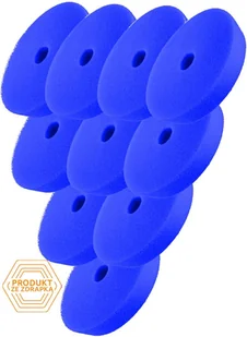 Zestaw 10 szt. Honey Gąbka R-DA Niebieska bardzo twardy pad polerski - 80/90mm - Akcesoria do mycia samochodu - miniaturka - grafika 1