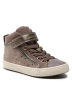 Buty dla dziewczynek - Geox Trampki J Kalispera G. I J744GI 0DHAJ C9006 S Brązowy - miniaturka - grafika 1