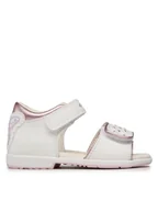Buty dla dziewczynek - Geox Sandały B Verred A B3521A 08509 C1253 S Biały - miniaturka - grafika 1