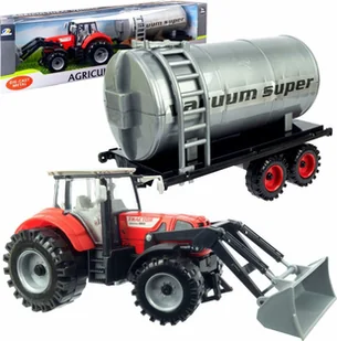 Duży Traktor z Przyczepą Ciągnik NAPĘD Ruchome elementy - Samochody i pojazdy dla dzieci - miniaturka - grafika 1