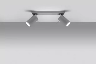 Sollux Lighting Plafon RING 2 szary - Lampy sufitowe - miniaturka - grafika 1