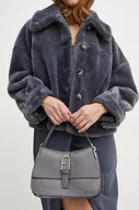 Torebki damskie - Furla torebka skórzana kolor szary WB00996.BX2045.2269S - miniaturka - grafika 1