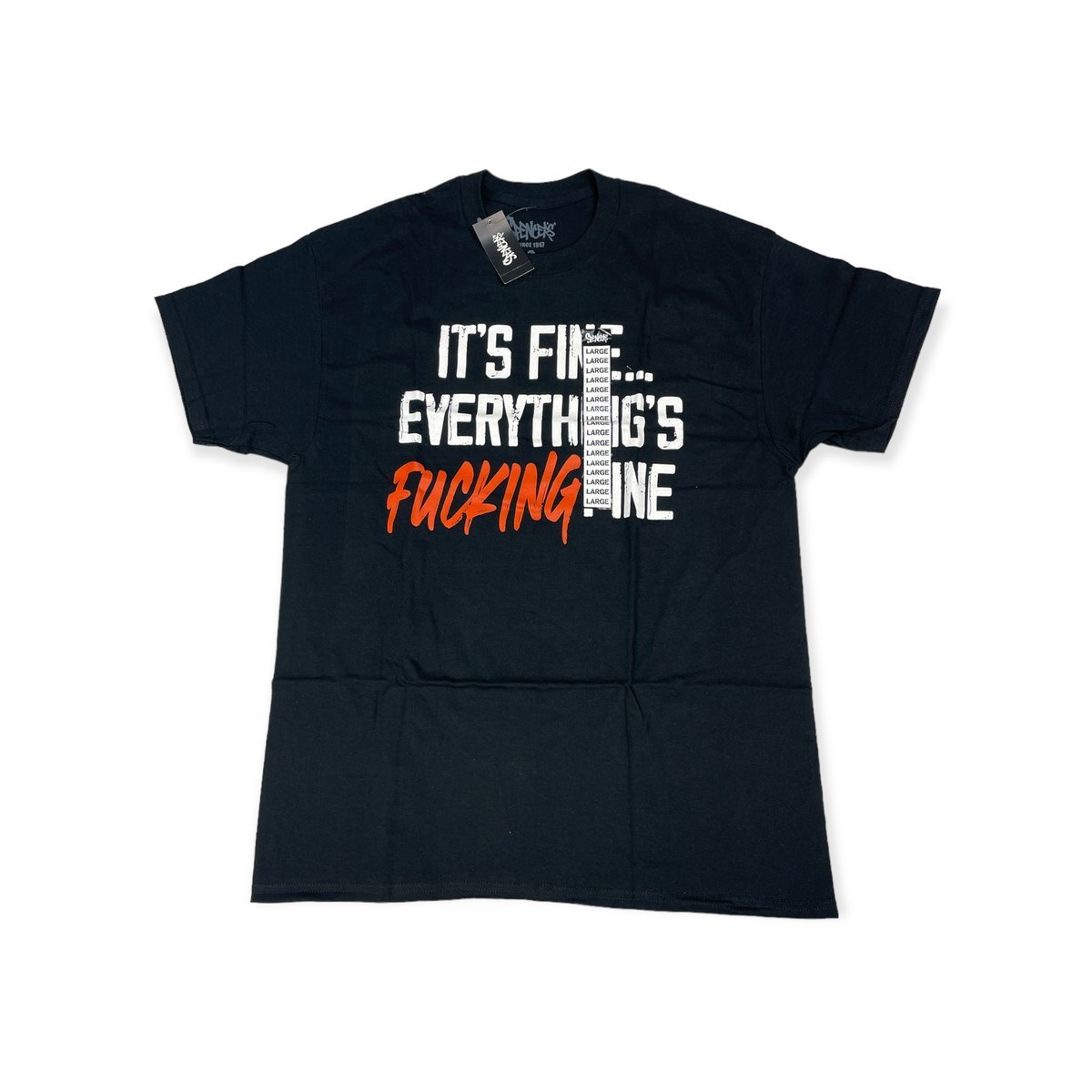 Koszulka t-shirt męski SPENCER'S nadruk napisy L