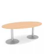 Stoły i stoliki do biura - Stół konferencyjny SK-12, 200x120 cm owalny - miniaturka - grafika 1