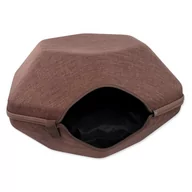 Legowiska dla psów - Różowe pluszowe legowisko dla kota 47x53 cm Magic Cat Hexagon – Plaček Pet Products - miniaturka - grafika 1