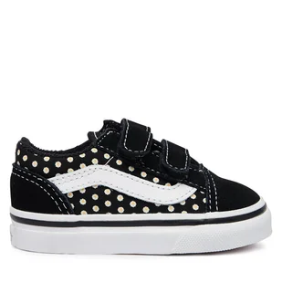 Tenisówki Vans Old Skool V VN000EE1G581 Czarny - Buty dla dziewczynek - miniaturka - grafika 1