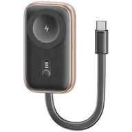 Powerbanki - Usams CD245 do Apple Watch z powerbankiem 1200mAh + kabel USB-C tarnish - miniaturka - grafika 1