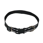 Obroże dla psów - Chaba Obroża odblaskowa kolor czarny wymiary 20mm/45cm - miniaturka - grafika 1