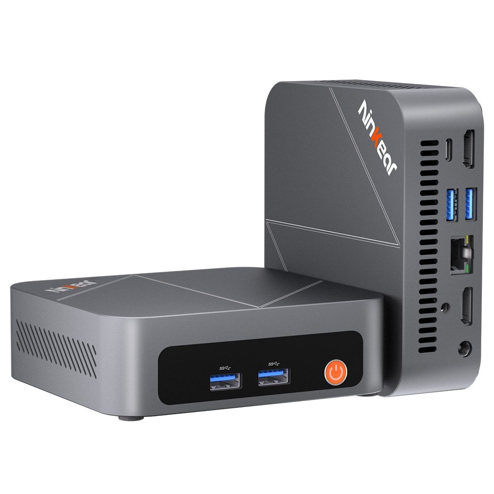 Ninkear M7 Mini PC AMD Ryzen 5 7430U 6 Cores Max 4 3GHz 16GB RAM 512GB SSD 2*HDMI Type-C 4K Triple Screen Display WiFi 6 1295093EUDF