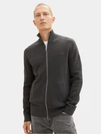 Swetry męskie - Tom Tailor Sweter 1038317 Szary Regular Fit - miniaturka - grafika 1