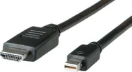 Kable komputerowe i do monitorów - Kabel Roline DisplayPort Mini - HDMI 3m czarny - miniaturka - grafika 1