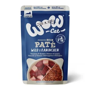 WOW Cat Senior 12 x 125 g Dziczyzna i królik - Mokra karma dla kotów - miniaturka - grafika 1
