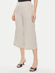 Vero Moda Kuloty Coco 10289453 Écru Loose Fit - Spodnie damskie - miniaturka - grafika 1