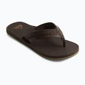 Klapki i japonki męskie - Japonki męskie Quiksilver Carver Natural II brown 1 - miniaturka - grafika 1