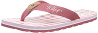 Klapki i japonki damskie - Tommy Hilfiger Damskie japonki M3285arlow 3D, Pink Gingham Print 940, 37 eu - miniaturka - grafika 1