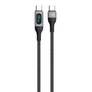 Dudao kabel USB Typ C - USB Typ C szybkie ładowanie PD 100W czarny (L7MaxC) L7MaxC - Kable USB - miniaturka - grafika 1