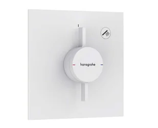 Hansgrohe DuoTurn E - Bateria prysznicowa podtynkowa, biały mat 75617700 - Baterie wannowe i prysznicowe - miniaturka - grafika 1
