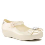 Buty dla dziewczynek - Półbuty Melissa - Mini Melissa Dora + Disney Princessa 33501 White Pearled 06587 - miniaturka - grafika 1