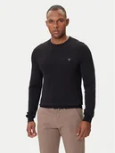 Swetry męskie - Guess Sweter M4YR29 Z3DM0 Czarny Regular Fit - miniaturka - grafika 1