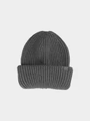 Czapki damskie - Czapka zimowa męska 4F 4FAW23ACAPM310-23S Szary - miniaturka - grafika 1