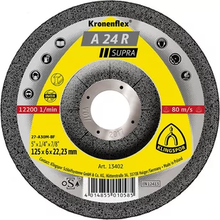 Klingspor Tarcza FLEX 27 115x6,0x22,2 A 24 R SUPRA 231860 231860 - Akcesoria do elektronarzędzi - miniaturka - grafika 1