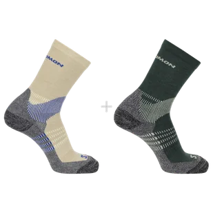 SKARPETY SALOMON X ULTRA ACCESS CREW 2-PACK C22569 - Skarpetki sportowe męskie - miniaturka - grafika 1