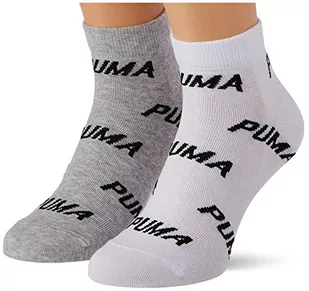 PUMA Skarpety uniseks, biały/szary/czarny, 43/46 EU - Skarpetki damskie - miniaturka - grafika 1