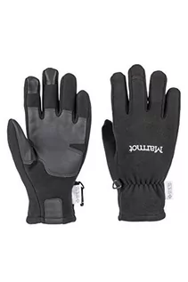 Rękawiczki - Marmot Damskie rękawiczki softshellowe, wiatroszczelne, wodoodporne Wm's Infinium Windstop Glove, czarne, M, 12950-001 - grafika 1